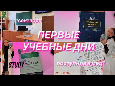 Видео: 1 СЕНТЯБРЯ/ первые учебные дни/ где я учусь?