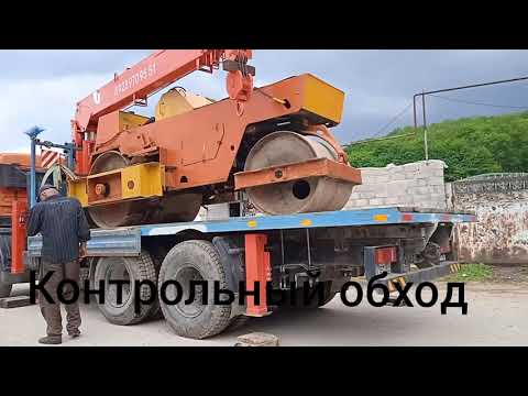 Видео: предел прочности кму..каток 7 тонн.
