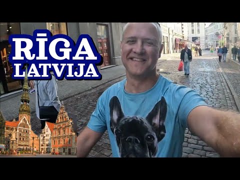 Видео: Рига, Латвия - гуляем по Старой Риге в субботний вечер / Набережная, Центр, река Даугава / Туристы