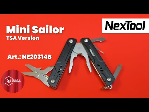 Видео: NEW‼️NEXTOOL "Mini Sailor"(TSA Version),Art.:NE20314B.Мини мультитул-брелок.Обзор.‼️