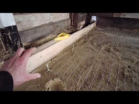 Видео: Делаем бетонные проезды в коровнике + анонсы ближайших видео