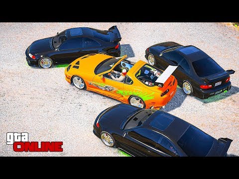 Видео: TOYOTA SUPRA ИЗ ФОРСАЖА ПРОТИВ HONDA CIVIC В GTA 5 ONLINE! ПОЛИЦЕЙСКИЕ ДОГОНЯЛКИ ГТА 5