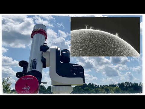 Видео: Lunt 40mm и Skywatcher Solar Quest
