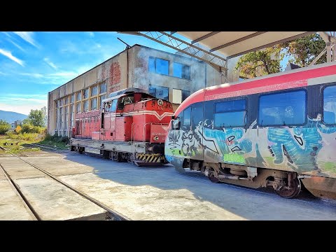 Видео: Маневра / Shuntings: 55.141 и ЕМВ 31.005/6 (LDH 125 Loc with EMU Siemens Desiro Classic)