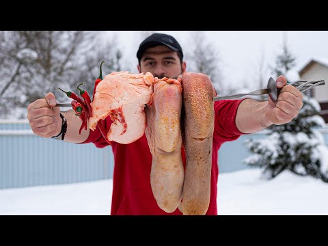 Видео: ГОВЯЖИЙ ЯЗЫК на МАНГАЛЕ - ЛЮЛЯ из ГОВЯЖЬЕГО ЯЗЫКА.