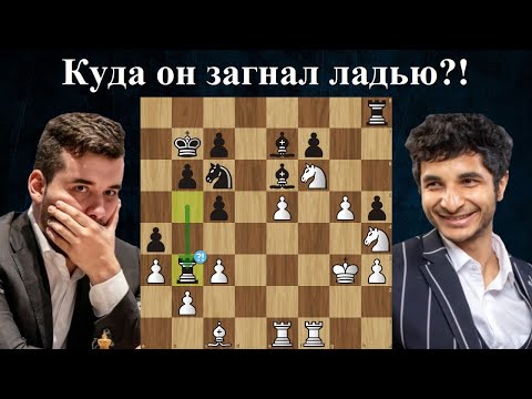 Видео: Единоличный лидер ТП! Ян Непомнящий - Сантош Видит 🏆 Турнир претендентов 2024 ♟ Шахматы