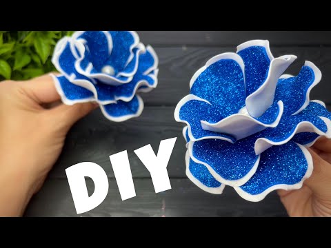 Видео: Школьные резиночки из фоамирана Цветы из фоамирана Flores de fomi