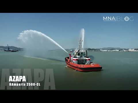 Видео: Обзор проекта буксира RAmpstar-2500CL с тяговым усилием 60т от морского архитектора #буксир #mnablog
