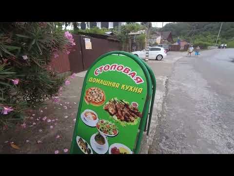 Видео: Обзор ул.Нозадзе , п. Лдзаа  (Абхазия)