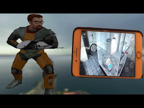 Видео: HALF-LIFE 2 С ПОРТАЛЬНОЙ ПУШКОЙ НА ТЕЛЕФОНЕ