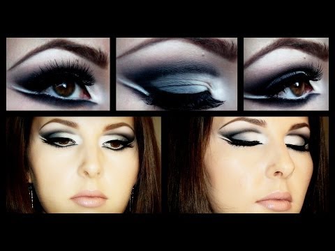 Видео: Арабски / Сценичен грим в черно и бяло - Видео Урок