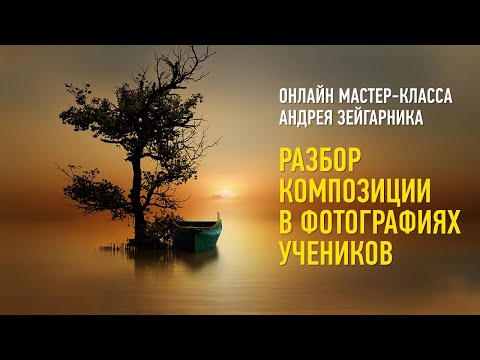 Видео: Разбор композиции в фотографиях учеников. Андрей Зейгарник