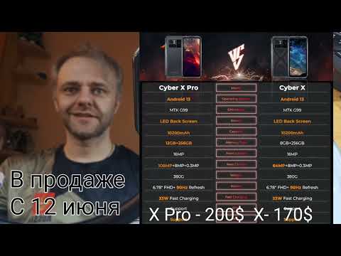 Видео: Распаковка HotWav Cyber X Pro - 2 экрана, куча камер, броня, 10Ампер... и до 200$