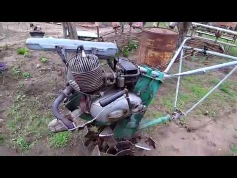 Видео: Самодельный мотокультиватор на самодельном бензине