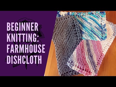 Видео: Как связать кухонное полотенце для начинающих по бесплатной выкройке | ЛЕГКО в фермерском стиле