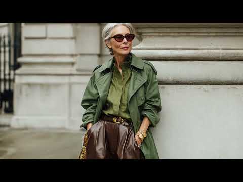 Видео: Роскошная осенняя мода: оттенки зеленого мха и коричневого от Ralph Lauren Paris: вдохновение для...