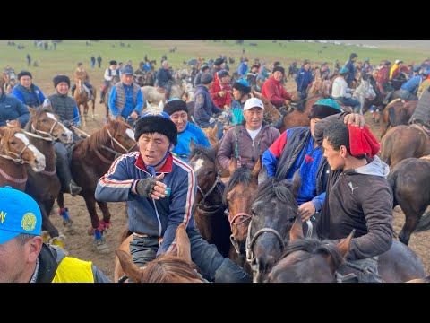 Видео: Кентау көкпар федерация төрағасы Талғат мырзанын 60 жас мерей тойына арналған көкпар тойы 27 02 2022