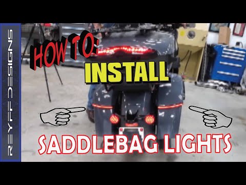 Видео: Как установить фары на седельную сумку Indian Pursuit 2023 года #75