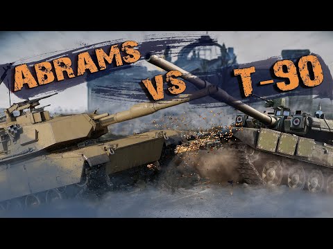 Видео: Т-80 и Т-90 против Абрамса! [War Thunder]