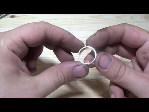 Видео: ИЗГОТОВЛЕНИЕ СЕРЕБРЯНОГО КОЛЬЦА. MAKING A SILVER RING.