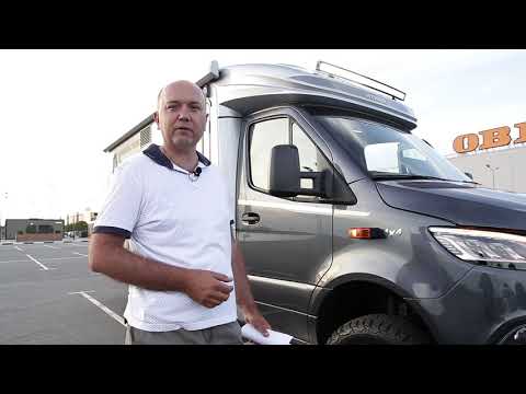 Видео: Автодом премиум-класса с полным приводом и его опции. Mercedes HYMER ML-T 580 4x4
