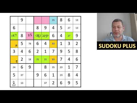 Видео: Теория Классического судоку. Уникальный прямоугольник (Unique rectangle). Часть 2