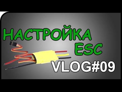 Видео: Настройка регуляторов ESC без карты по пикам Vlog#09