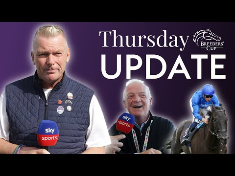 Видео: Остался один день! | Обновление за четверг Breeders' Cup 2025 с участием Вилли Маллинза и Кристоф...