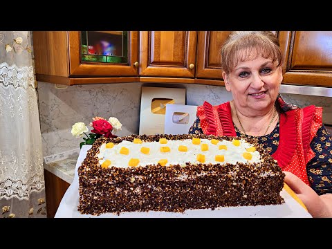 Видео: Незаслужено забытый рецепт! Никто не верит что это так просто! Морковный торт к чаю.