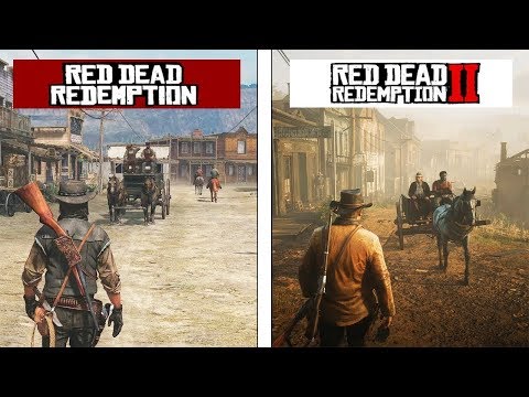 Видео: Сравнение карт | Red Dead Redemption 1 vs Red Dead Redemption 2