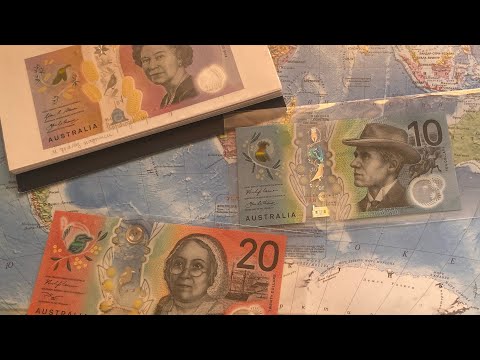 Видео: #79 Пополнение банкнот Австралии 10 и 20 долларов 🇦🇺