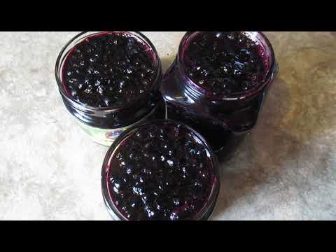 Видео: Варенье черничное на зиму. Вкусное, сладкое и очень красивое.