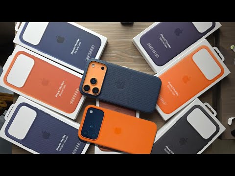 Видео: Официальные чехлы Apple TechWoven и Silicone для iPhone всех цветов! (Фиктивные модели)