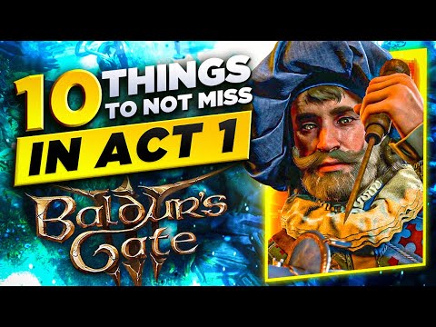Видео: 10 вещей, которые вы можете пропустить в первом акте Baldur's Gate 3