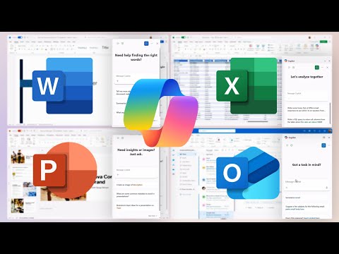 Видео: Copilot теперь включен в Word, Excel, PowerPoint, Outlook и OneNote | Microsoft 365 и Office 365