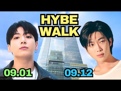 Видео: Лето вокруг здания BTS HYBE, информация о кафе Jungkook Birthday Cafe и реклама RM!