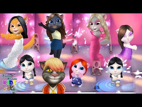 Видео: ТАНЦЫ НА ДНЕ РОЖДЕНИЯ ВСЕ КОШЕЧКИ И ТОМ 2 НА ДНЕ РОЖДЕНИЯ КОТА ТОМА Моя говорящая Анджела и Кот Том