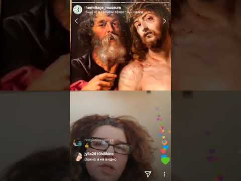 Видео: Экскурсия по залу Рубенса. Прямой эфир Эрмитажа, instagram.