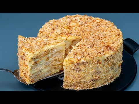 Видео: Торт Наполеон, который покорил интернет, намного быстрее и проще!