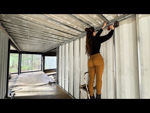 Видео: СТАЛЬНОЙ КАРКАС нашего ДОМА ИЗ КОНТЕЙНЕРА ДЛЯ ГРУЗОВЫХ КОНТЕЙНЕРОВ - Конструкция с металлическими...