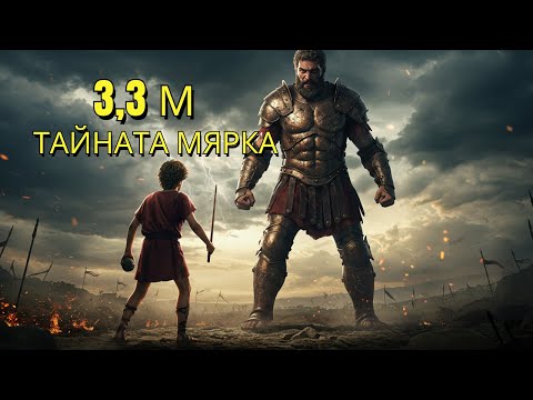 Видео: (Истината, Която Крият за Голиат) — Защо ВСЪЩНОСТ е Бил 3,3 Метра Висок