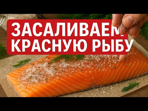 Видео: Рыбу красную солим по домашнему вкусно быстро просто