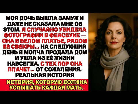 Видео: Моя дочь вышла замуж, а я узнала об этом, только увидев фотографии в интернете…Я продала её дом и…