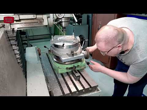 Видео: Два поворотных стола. Фрезеровка фильм 11 й.