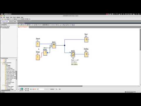 Видео: Программа FBD для PLC на запуск двигателя звезда-треугольник