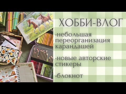 Видео: Хобби-влог [57] пеналы с карандашами | мерч «Катей в домике» | мерч «в пламени заката» | стикеры