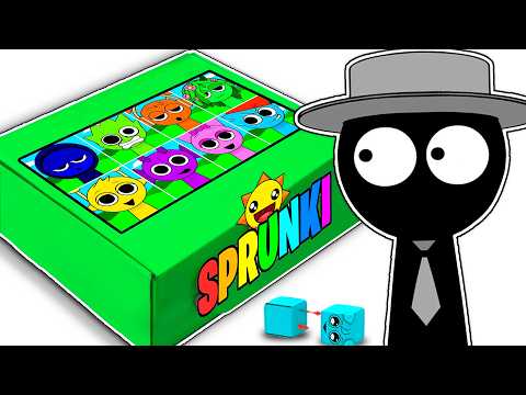 Видео: Таинственная коробка Sprunkis! 🎁 Мистер Блэк, Фан Бот, Рэдди и другие фигурки-сюрпризы