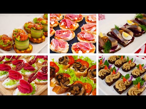 Видео: 6 ВИДОВ САМЫХ ЛЕГКИХ И ВКУСНЫХ БУТЕРБРОДОВ НА ЛЮБОЙ ПРАЗДНИЧНЫЙ СТОЛ!