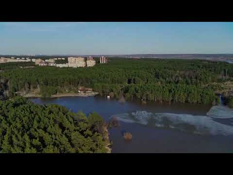 Видео: Большой разлив Протвы в районе Протвино