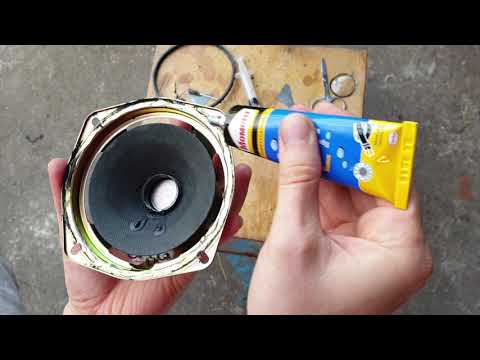 Видео: Ремонт динамика/Замена подвеса на динамике